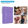 Unique Bargains Mini Love Heart PVC Material Photocard Binder Album with 32 Pockets 4.3"x3.3" - 4 of 4