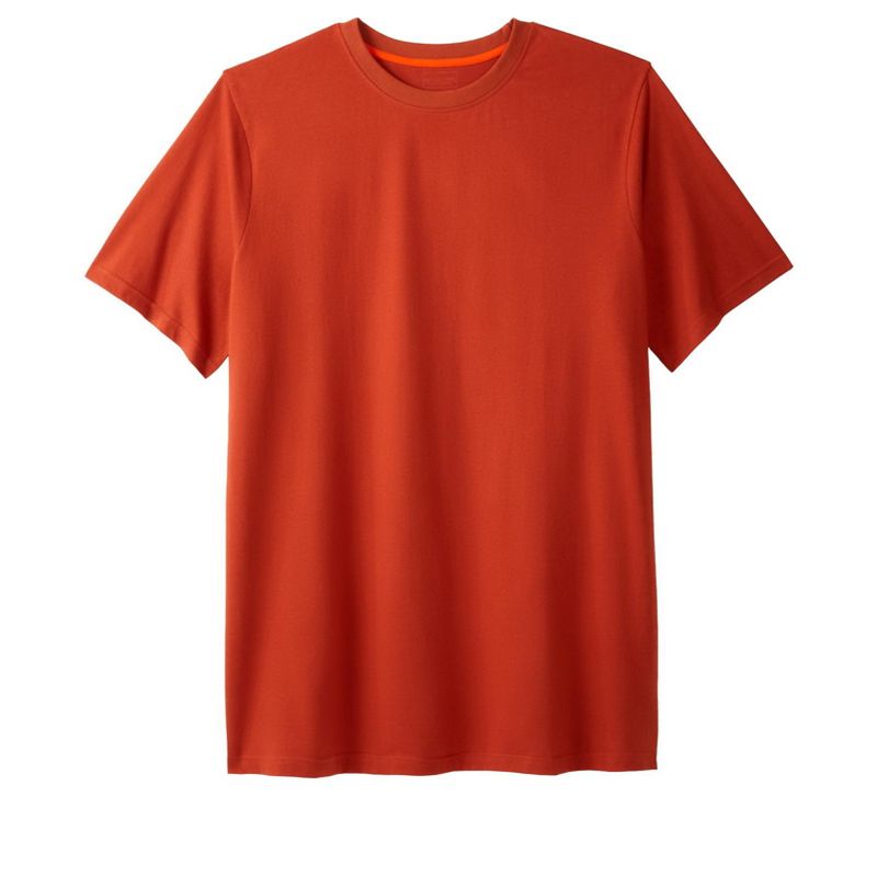 Boulder Creek by KingSize Men's Big & Tall Heavyweight Longer-Length Crewneck T-Shirt, 1 of 3