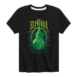 Boys' - Wicked - Elphaba the Wicked Witch Of the West Short Sleeve Graphic T-Shirt - 1 of 4