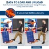 55 Gallon Drum Dolly, 1200 lbs Load Capacity Drum Cart with Bung Wrench Handle & 3 Wheels, Low Profile Steel Oil Drum Caddy for Garages Warehouse - 2 of 4