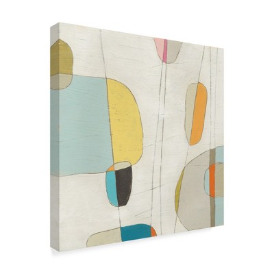 Trademark Fine Art -June Erica Vess 'Molecular Motion I' Canvas Art