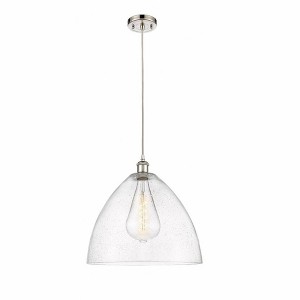 Bristol Glass - 1 Light Pendant In Industrial Style-18.75 Inches Tall and 16 Inches Wide - 1 of 1