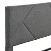 ueen Size Unique Flower Sturdy System Metal Bed Frame - 4 of 4