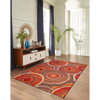 Marina Multicolor Geometric Indoor/Outdoor Rug