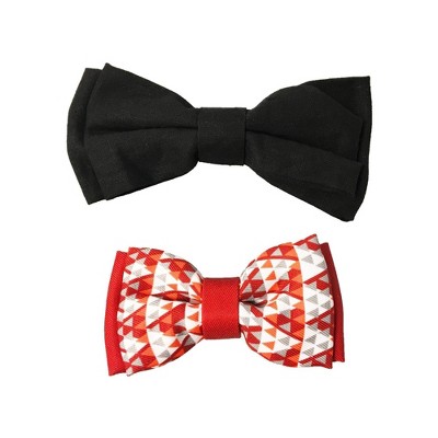 red bow tie collar