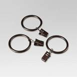 1.5" Curtain Clip Rings Set - Threshold™