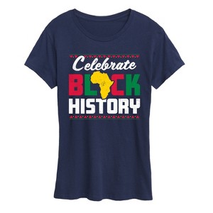 Women's - Instant Message - Celebrate Black History Month Short Sleeve Graphic T-Shirt - 1 of 4