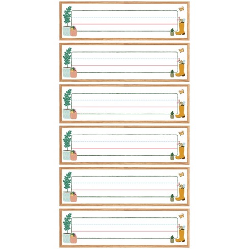 Carson Dellosa Education Grow Together Nameplates, 36 Per Pack, 6 Packs ...