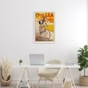 Stupell Industries Yellow Antique Cycling Poster Black Framed Giclee Art - 2 of 4