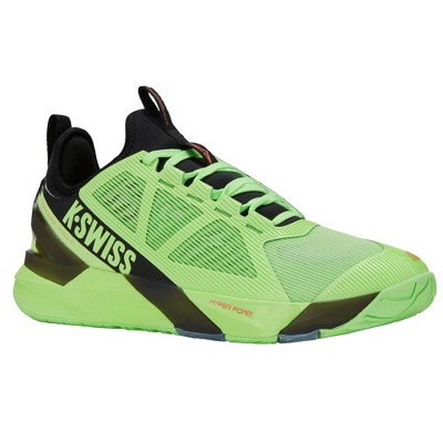 K-Swiss K-Frame Speed Rublo Tennis Shoe (Soft Neon Green/Black/Neon Lava) (8) — фото 2