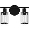 Quoizel Lighting Isla 2 - Light Vanity in  Matte Black - 3 of 4