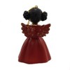 Positive Image 4.0 Inch Cherub Girl In Red Religious Christmas Tree Ornaments - 2 of 3