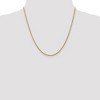 Black Bow Jewelry 2.2mm, 14k Yellow Gold, Solid Cable Chain Necklace - 2 of 4