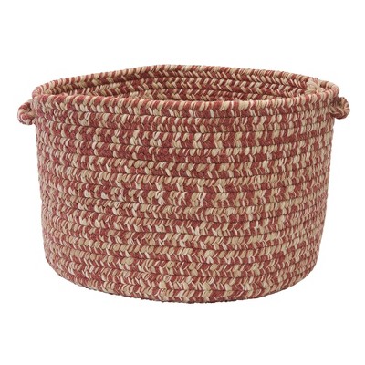 Colonial Mills Tremont Utility Basket, 14 by 10-Inch, Rosewood