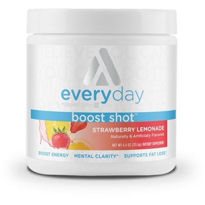 TransformHQ Boost Shot Energy Drink Mix - Strawberry Lemonade, 28 Servings