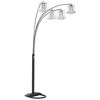 VYNXARIA 84"Elegant Black 4-Head Crystal-Inspired Arch Floor Lamp for Stylish Ambient Lighting in Modern Living Spaces - 4 of 4