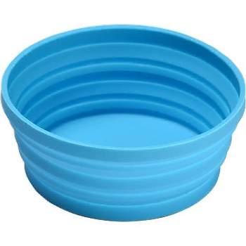 Outlery 4.7 x 1.9 x 4.7'' Compact Collapsible Wash Basin, Blue