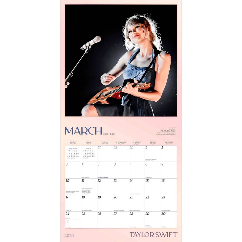 Browntrout 2024 Wall Calendar 12&#34;x12&#34; Taylor Swift, 3 of 5