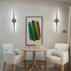 LLHZSY Minimalist Linear LED Vanity Light Dimmable Metal Wall Sconce - 23 1/2 inches - Black/3000K Warm White Light - 4 of 4