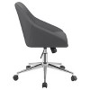 Vynxaria Jackman Grey Upholstered Adjustable Home Office Desk Chair - 4 of 4