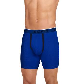Jockey Men's Underwear Pouch 5 Boxer Brief - 2 Pack, Beach Bonfire/Bayou,  S at  Men's Clothing store