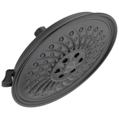 Universal Showering Components Single-Setting Adjustable Arm Raincan Shower Head