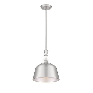 Savoy House Berg 1 - Light Pendant in  Satin Nickel - 1 of 4