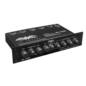 Wet Sounds WS-420BT 4-Band Parametric EQ with Bluetooth Three Zone Control - 1 of 4