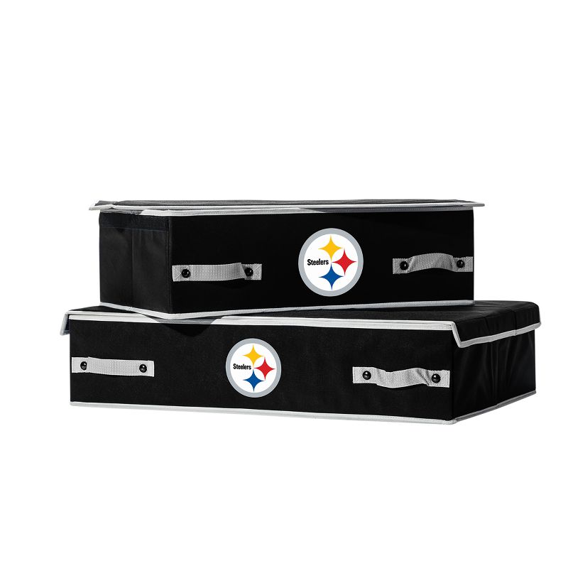 NFL Franklin Sports Pittsburgh Steelers Under The Bed Storage Bins - Large, 2 of 5