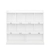 Kumasinova 10-Shelf Cubbyhole Bookcase, 53.15" Wooden Storage Bookshelf with Label Tags,  Bookcase Display Stand - 4 of 4