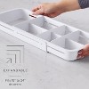 LunaLulinlk Sliding drawer tray with adjustable dividers and expandable storage compartments - 2 of 4