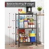 Itopfox Storage Shelves - 3 Shelf Organizer, Sturdy Metal Garage Shelving with Adjustable Leveling Feet, Space-Saving Shelves Organizer for Pantry - 2 of 4