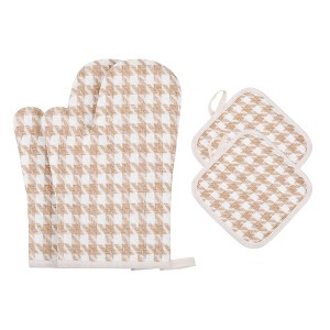 REGALWOVEN Oven Mitts and Pot Holders Sets 2Pcs, Heat Resistant Oven Mitts and Pot Holders for Kitchen - 1 of 4