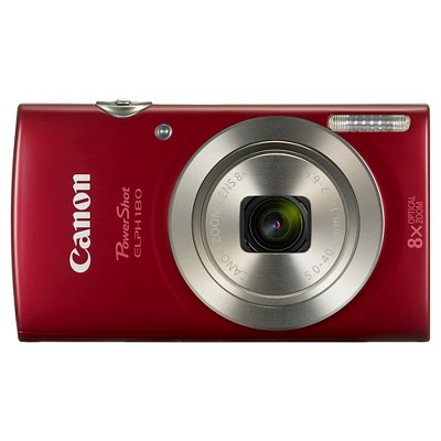 Canon PowerShot ELPH180 Camera - Red (1096C001)