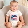 The Juniper Shop SmileyWorld Patriotic Checkered Lightning Baby Short Sleeve Bodysuit - 3 of 4