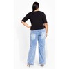 Women's Plus Size Marianna Top - black | CITY CHIC - image 3 of 4