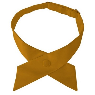 Women's Solid Color 1.75" W x Up to 19" L Crossover Tie Uniform Adjustable Neck tie