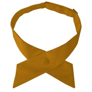 Women's Solid Color 1.75" W x Up to 19" L Crossover Tie Uniform Adjustable Neck tie - 1 of 3