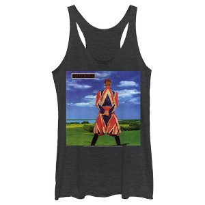 Women's David Bowie Earthling Racerback Tank Top - 1 of 4