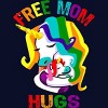 Adult Design By Humans Free Mom Hugs Unicorn Pride By Avocato T-Shirt - 2 of 2