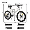 Gulches 26 Inch Kids Steel Mountain Bike, 7-Speed, Suspension Fork, Dual Disc Brakes, Full-Coverage Protection, 85% Pre-Assembled - 2 of 4