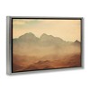 Stupell Industries Hazy Desert Mountain Floating Frame Canvas Art - 2 of 4