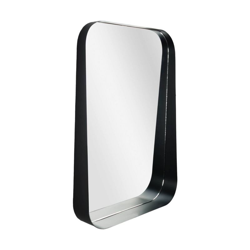20&#34; x 28&#34; Thin Raised Lip Metal Framed Rectangle Accent Mirror Black - Head West, 3 of 9