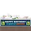 Big Dot of Happiness Boy 13th Birthday - Happy Birthday Official Teenager Decorations Party Banner - 3 of 4