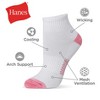 Hanes X-Temp Women's Ankle Socks, Extended Sizes, 6-Pairs - 2 of 4