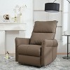 Okak Power Rocking Recliner Chair with Side Pocket 270° Swivel Electric Accent Chair Small Sofa for Living Room Bedroom Home Theater - 2 of 4
