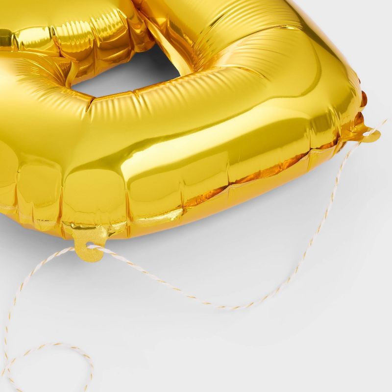 Gold Happy Birthday Foil Balloon Banner - Spritz&#8482;, 4 of 6