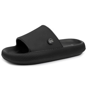 Alpine Swiss Omar Mens Slides Pillow Slippers for Men Ultra Cushioned Cloud Slides Waterproof Lightweight Sandals Quick Drying Non Slip Shower Shoes - 1 of 4