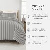 Stripe Pattern Premium Ultra Soft 2PC/3PC Duvet Cover & Shams Set, Easy Care - Becky Cameron (Shams Included) - 3 of 4