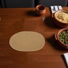 Unique Bargains Trivet Oval Rope Coaster Cotton Non-Woven Fabric 12.6"x8.66"x0.31" - 2 of 3